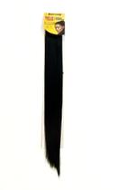 Rabo de Cavalo Fibra Sintetica tiras autocolantes - 70cm Castanho Escuro