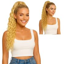 Rabo de Cavalo Maiane Ser Mulher 70cm Fibra Futura 140 Gramas Loose Wave Rabo de Cavalo Maiane Ser Mulher 70cm Fibra Futura 140 Gramas Loose Wave