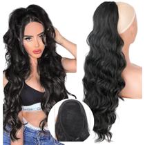 Rabo De Cavalo Ondulado Orgânico 60cm Rede Ajustável Idêntico ao Humano Rabo De Cavalo Ondulado Orgânico 60cm Rede Ajustável Idêntico ao Humano