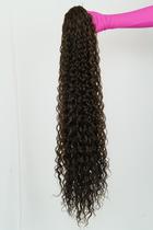 Rabo de Cavalo Orgânico Cacheado Castanho Médio