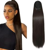 Rabo de Cavalo Telinha Liso 70 Cm Fibra Premium