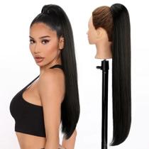Rabo de Cavalo Telinha Liso 70 Cm Fibra Premium