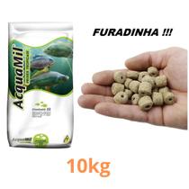 Ração acquamil standard furadinha pesca 10kg Ração acquamil standard furadinha pesca 10kg