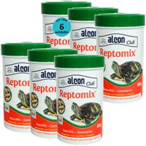 Ração Alcon Club Reptomix 60g Para Tartarugas Aquáticas Kit Com 6