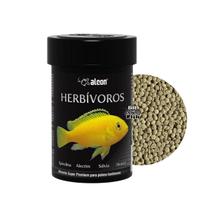 Ração Alcon Herbívoros Para Peixes Ciclídeos Herbívoros 140G