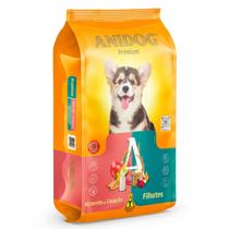 Ração Anidog 15Kg Premium Filhote Nutrição Completa Saudável