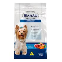 Ração Barão Adulto Raças Pequenas Sabor Carne e Vegetais 3Kg Ração Barão Adulto Raças Pequenas Sabor Carne e Vegetais 3Kg