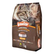 Ração Bautor Premium Gatos Adultos Sabor Carne e Peixes 1kg Ração Bautor Premium Gatos Adultos Sabor Carne e Peixes 1kg