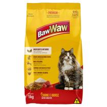 Ração Baw Waw Gato Carne 900G