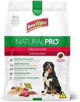 Ração Baw Waw Natural Pró Cão Adulto Carne e Arroz 1kg