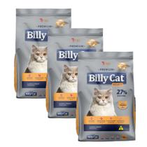 Ração Billy Cat Select Frango 3Kg - Kit com 3 pacotes de 1Kg