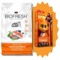 RAÇAO BIOFRESH GATOS CASTRADOS 7,5Kg + Surpresa