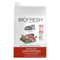 Ração Biofresh Para Gatos Adultos Castrados Sabor Salmão, Alecrim, Chá Verde e Blueberry 1,5 kg