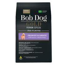Ração Bob Dog Gold Premium Cães Filhotes Frango e Arroz 1 Kg - FOSFERPET