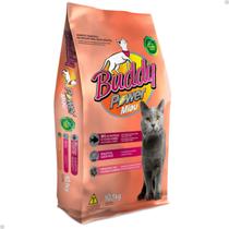 Ração Buddy Power Miau Sabor Peixes Para Gatos Adultos 10kg - Imbramil