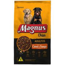 Ração Cachorro Magnus Chips Adulto Carne e Frango 15kg
