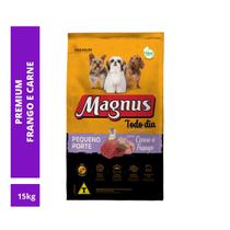 Ração Cães Adulto Pequeno Porte Magnus 15kgs - ADIMAX
