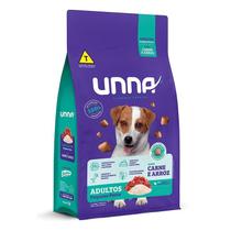 Ração Cães Adultos Carne/Arroz Pequenos 10,1kg UNNA