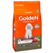 Ração Cães Golden Adultos Mini Bits Carne/Arroz 01kg