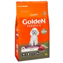 Ração Cães Golden Adultos Mini Bits Carne/Arroz 03kg