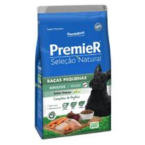 Ração Cães Premier Adultos Seleção Natural Raças Peq 2,5Kg