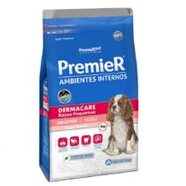 Ração Cães Premier Ambientes Internos Adultos Dermacare 1Kg