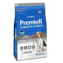 Ração Cães Premier Ambientes Internos Adultos Light 2,5Kg Rp