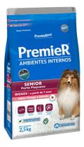 Ração Cães Premier Ambientes Internos Sênior 2,5kg