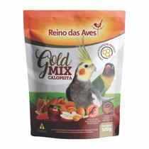 Ração Calopsita Gold Mix 500g Reino Das Aves