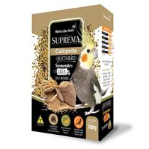 Ração Calopsita Suprema Selecta Grãos 700g Reino das Aves Mistura Sementes Super Premium