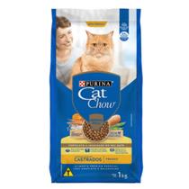 Ração Cat Chow 1Kg Pra Gatos Castrados Sabor Frango