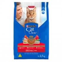 Ração Cat Chow Adultos Carne 2,7Kg