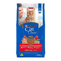 Ração Cat Chow Gatos AD Carne 700g