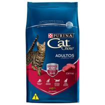 Ração Cat Chow Purina Gatos Adultos Sabor Carne 1 Kg