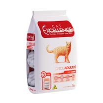 Ração Cat Excellence Carne Para Gatos Adultos 3Kg