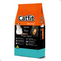 Ração Catfit Gourmet Para Gatos Adultos Sabor Peixe 10,1kg