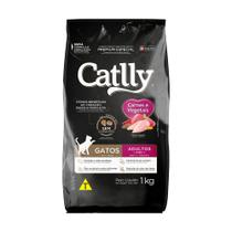 Ração Catlly para Gatos Adultos Premium Especial Carnes e Vegetais 1 Kg