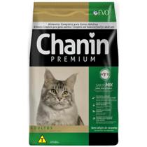 Ração Chanin Gatos Adultos Sem Corante Mix Carne, Peixe e Frango 10,1 Kg