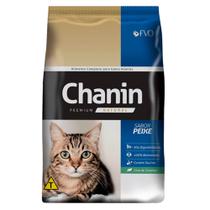 Ração Chanin para Gatos Adultos Sabor Peixe 25kg - FVO