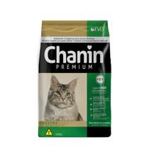 Ração Chanin Premium Mix Natural Gatos Adultos Sabor Carne, Peixe e Frango