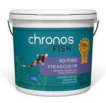 Ração Chronos Fish Koi Pond Sticks Color 1200g Polinutri