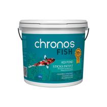 Ração Chronos Fish Koi Pond Sticks Infant Carpas Kinguio 4Kg Ração Chronos Fish Koi Pond Sticks Infant Carpas Kinguio 4Kg
