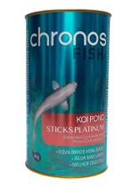 Ração Chronos Fish Koi Pond Sticks Platinum 400g Polinutri Ração Chronos Fish Koi Pond Sticks Platinum 400g Polinutri