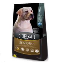 Ração Cibau Sênior Raças Médias e Grandes - 12Kg