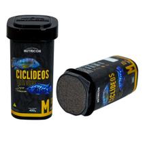 Ração Ciclídeos Onívoros M - Nutricon 450g