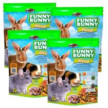 Racao Coelho e Roedores Funny Bunny 500g Kit 4 unidades Racao Coelho e Roedores Funny Bunny 500g Kit 4 unidades