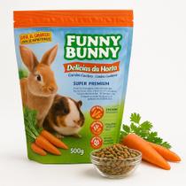 Ração Coelho Funny Bunny 500g Delícias da Horta Premium