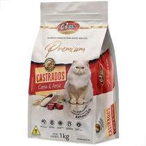 Ração colosso gatos castrados carne e arroz 1kg