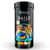 Ração Daily Flakes 100g Ocean Tech para Peixes Ornamentais Pote