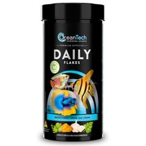 Ração Daily Flakes 50g Ocean Tech para Peixes Ornamentais Pote
